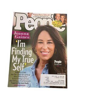 People Magazine November 14 2022 Joanna Gaines Cover Featuring Exclusive Intervi